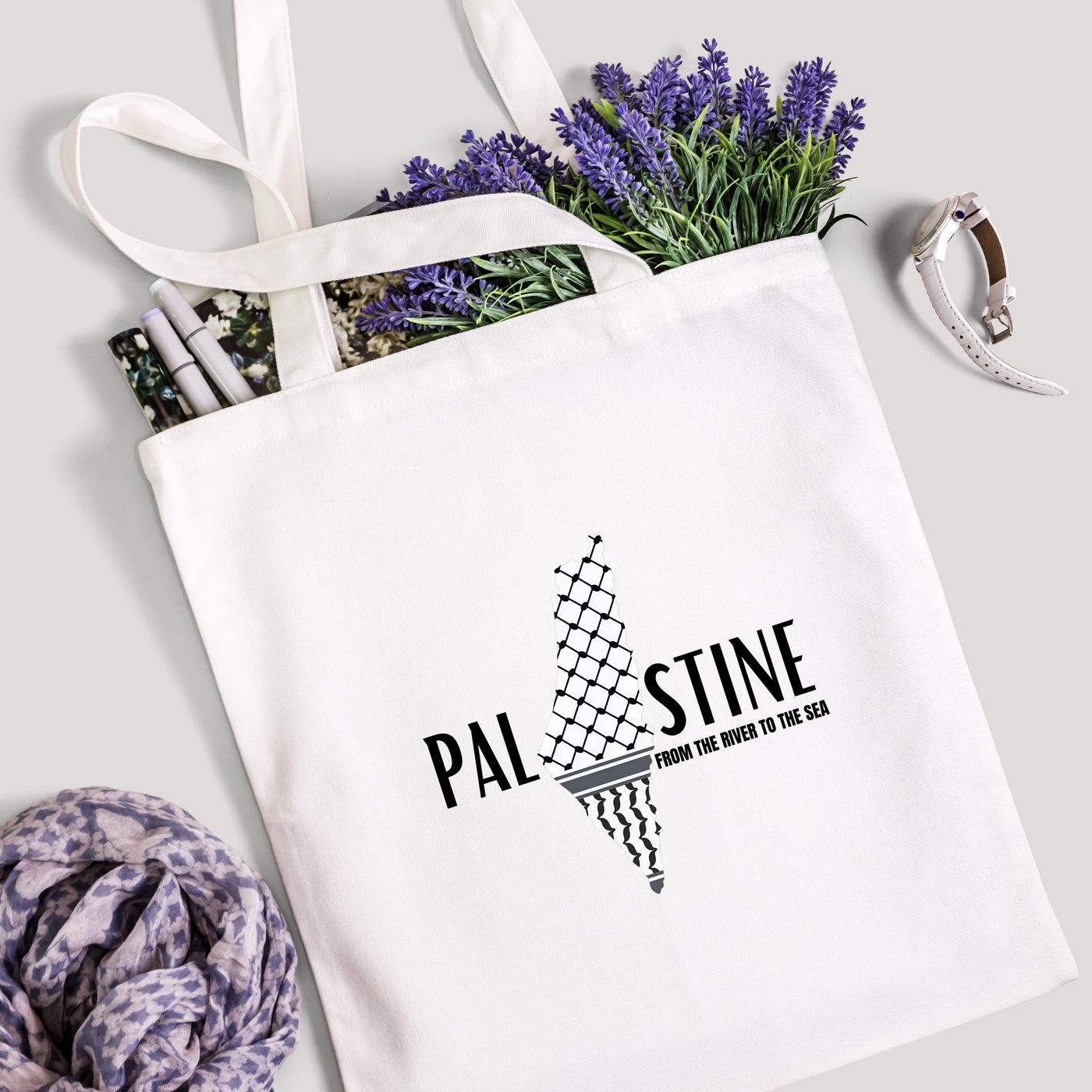 Palestine Themed Tote Bags